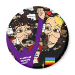 Alex & Fritz @ The Rally Fridge Magnet