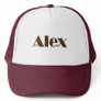 ALEX Name-Branded Personalised Fashion Cap Mesh Hats
