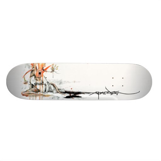 Alex Pardee "Geek Love" Custom Skate Board
