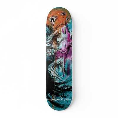 Alex Pardee "Stoomach Bodies" Skate Boards by AP_pardee
