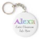Alexa Name Tag ID Keychain