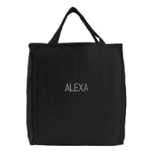 ALEXA - Simple Monogrammed Tote Bag