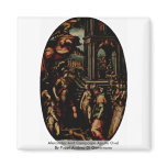 Alexander And Campaspe Apollo Oval Refrigerator Magnet