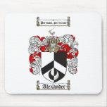 Alexander Coat of Arms / Alexander Family Crest mousepads