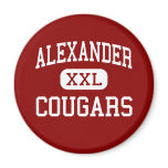 Alexander - Cougars - High - Douglasville Georgia magnets