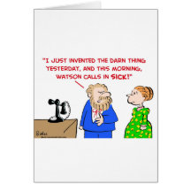 alexander graham bell calls sick telephone card