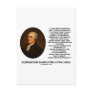 Alexander Hamilton Democracy Experience Tyranny Post Card