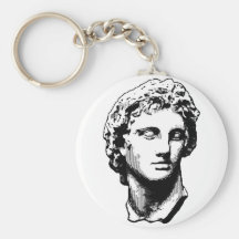 Alexander the Great statue Key Chains