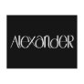 Alexander white Postcard