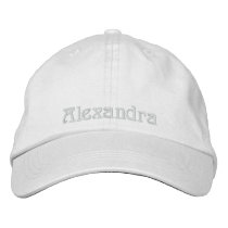 Alexandra - Personalised Cap Baseball Cap