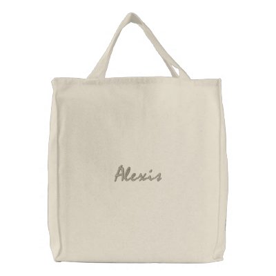 Alexandra Personalised Embroidered Tote Bag by GotYourName