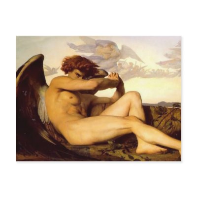 Alexandre Cabanel - Fallen Angel Post Cards by MasterpieceArt
