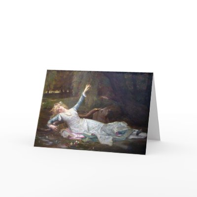Alexandre Cabanel - Ophelia Cards by MasterpieceArt