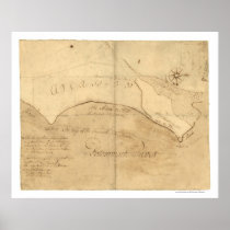 Alexandria VA George Washington Map 1760 Print