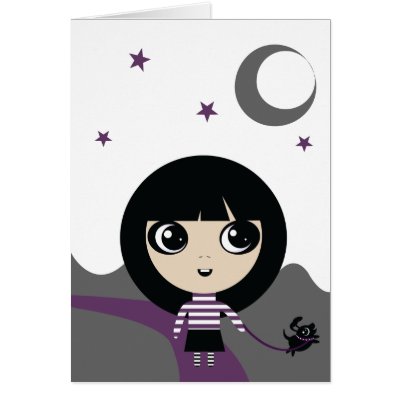 Alexie and Pancake on a Walk Card by ButtermilkBiscuits