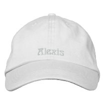 Alexis - Personalised Cap Embroidered Baseball Cap