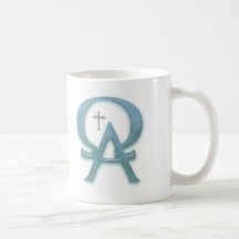 Alfa and omega mug