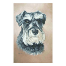 Alfie - miniature schnauzer personalized stationery