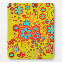 Alfombrilla de flores mousepads