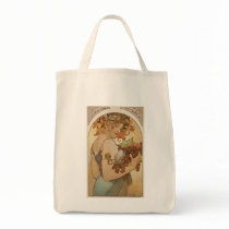 Alfons Mucha - Fruit Canvas Bag