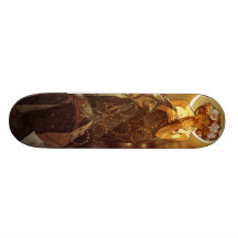 Alfons Mucha: Luna Skate Decks
