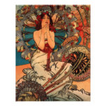 Alfons Mucha Monaco Monte Carlo Custom Invitations