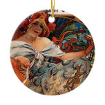 Alfons Mucha Christmas Tree Ornament