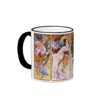 Alfons Mucha ~ The four seasons Mug
