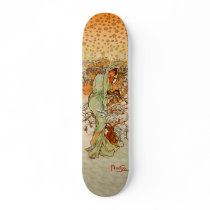 Alfons Mucha Winter Skateboard