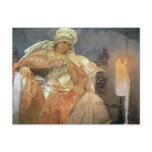 Alfons Mucha ~ Women with Burning Candle Postcards