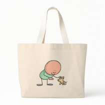 Alfred Doodle and puppy bags