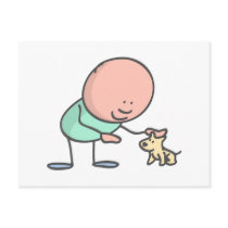 Alfred Doodle and puppy postcards