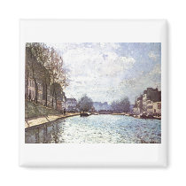 Alfred Sisley - Ansicht Kanals Saint-Martin 1870