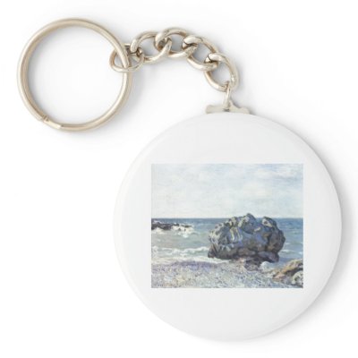 Alfred Sisley - Bucht von Langland mit Felsen 1887 by inquester