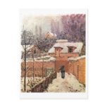 Alfred Sisley Garten im Louveciennes Schnee 1874 Postcard