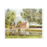 Alfred Sisley Häuser am Ufer der Loing 1889 Postcards
