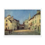 Alfred Sisley - Platz in Argenteuil 1872 Oil Print Post Card