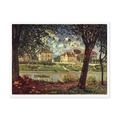 Alfred Sisley -  Seine bei Saint-Mammès 1884 by inquester