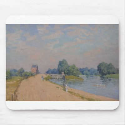 Alfred Sisley The Road to Hampton Court 1874 by inquester