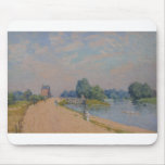 Alfred Sisley The Road to Hampton Court 1874 mousepads
