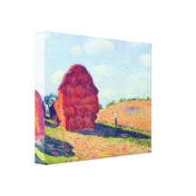 Alfred Sisley - The straw rents Gallery Wrap Canvas