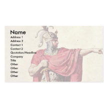 Alfred The Great By Menzel Adolph Von Business Card Template
