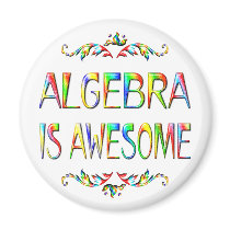 Algebra is Awesome Refrigerator Magnets