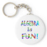 Algebra is Fun Key Chain