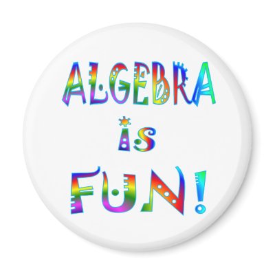 Algebra is Fun Fridge Magnet by SchoolAids