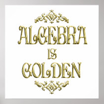ALGEBRA is Golden Posters
