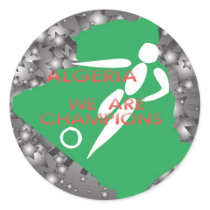 Algeria 2010 round stickers