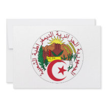 Algeria Coat of Arms Custom Invite