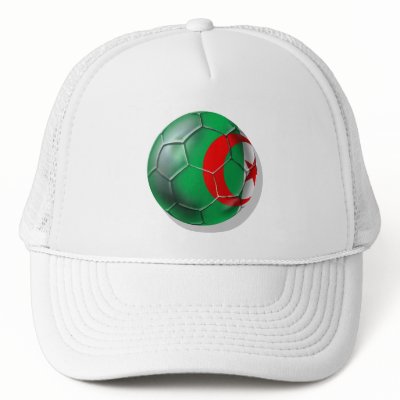 Algeria flag Algerian soccer ball gifts Mesh Hats by SoccerJersey