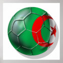 Algeria flag Algerian soccer ball gifts posters